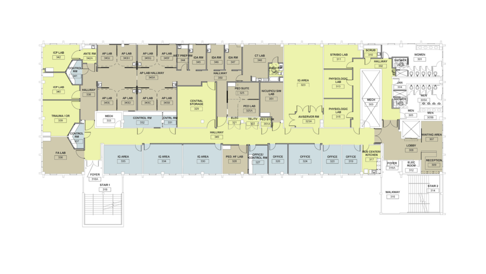 School of Nursing Translational Health Science Simulation Center - View 10